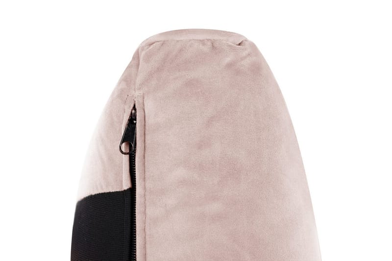 Sänky sälepohjalla Melle - Rosa, Musta/Sametti, Vaaleanpunainen, musta/sametti, 180x200 cm - Huonekalut - Sänky - Sänkykehikot & sängynrungot