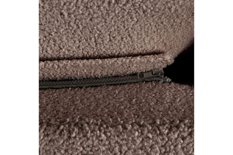 Sänky sälepohjalla Melle - Ruskea, Musta/Bouclé, 140x200 cm - Huonekalut - Sänky - Sänkykehikot & sängynrungot