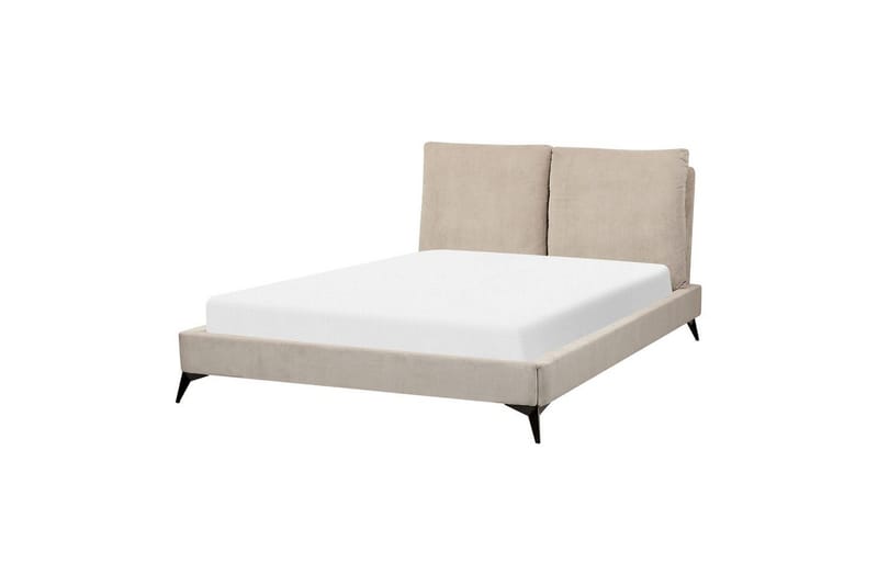 Sänky sälepohjalla Melle - Taupe/Manteresteri, Taupe/Manchesterkangas, Taupe/Manchester-kangas, Taupe/manchesterkangas, 140x200 cm - Huonekalut - Sänky - Sänkykehikot & sängynrungot