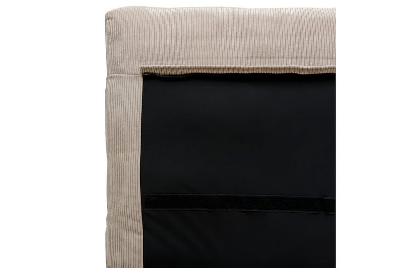 Sänky sälepohjalla Melle - Taupe/Manteresteri, Taupe/Manchesterkangas, Taupe/Manchester-kangas, Taupe/manchesterkangas, 140x200 cm - Huonekalut - Sänky - Sänkykehikot & sängynrungot