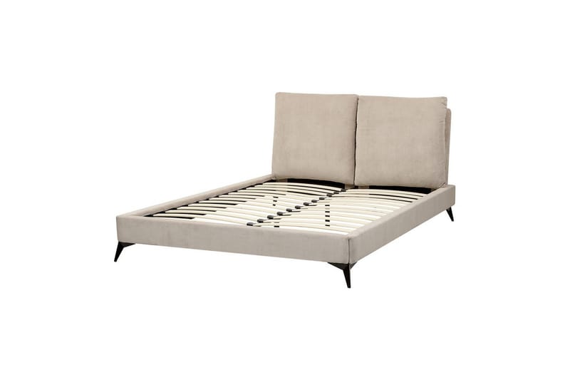 Sänky sälepohjalla Melle, Taupe/Manteresteri, Taupe/Manchesterkangas, Taupe/Manchester-kangas, Taupe/manchesterkangas, 140x200 cm
