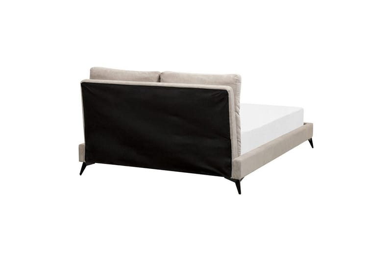 Sänky sälepohjalla Melle - Taupe/Manteresteri, Taupe/Manchesterkangas, Taupe/Manchester-kangas, Taupe/manchesterkangas, 140x200 cm - Huonekalut - Sänky - Sänkykehikot & sängynrungot