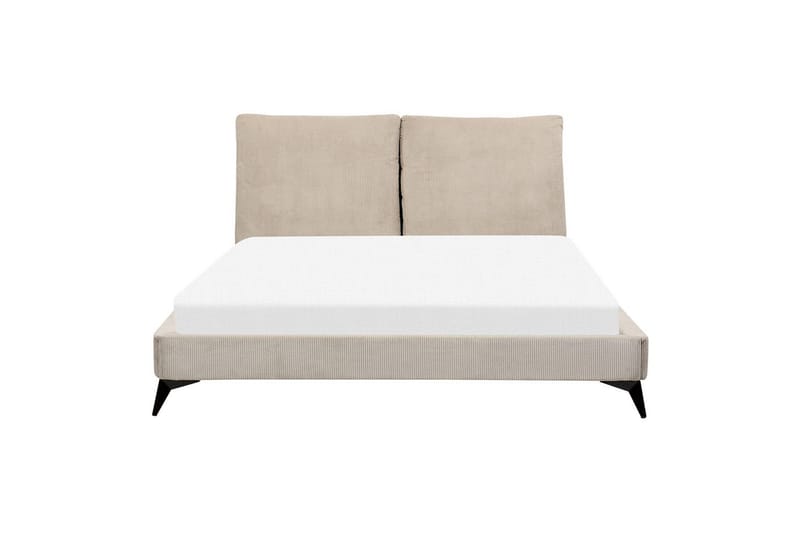 Sänky sälepohjalla Melle - Taupe/Manteresteri, Taupe/Manchesterkangas, Taupe/Manchester-kangas, Taupe/manchesterkangas, 160x200 cm - Huonekalut - Sänky - Sänkykehikot & sängynrungot