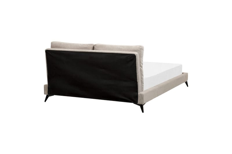 Sänky sälepohjalla Melle - Taupe/Manteresteri, Taupe/Manchesterkangas, Taupe/Manchester-kangas, Taupe/manchesterkangas, 160x200 cm - Huonekalut - Sänky - Sänkykehikot & sängynrungot