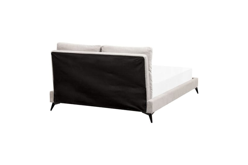 Sänky sälepohjalla Melle - Vaaleabeige/Manchester-kangas, Vaaleanbeige/Manchesterkangas, Vaaleanbeige/Manchesterkankaasta, Vaaleanbeige/Manchester-kangas, 140x200 cm - Huonekalut - Sänky - Sänkykehikot & sängynrungot