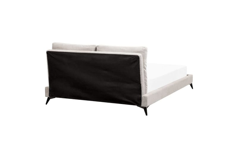 Sänky sälepohjalla Melle - Vaaleabeige/Manchester-kangas, Vaaleanbeige/Manchesterkangas, Vaaleanbeige/Manchesterkankaasta, Vaaleanbeige/Manchester-kangas, 160x200 cm - Huonekalut - Sänky - Sänkykehikot & sängynrungot