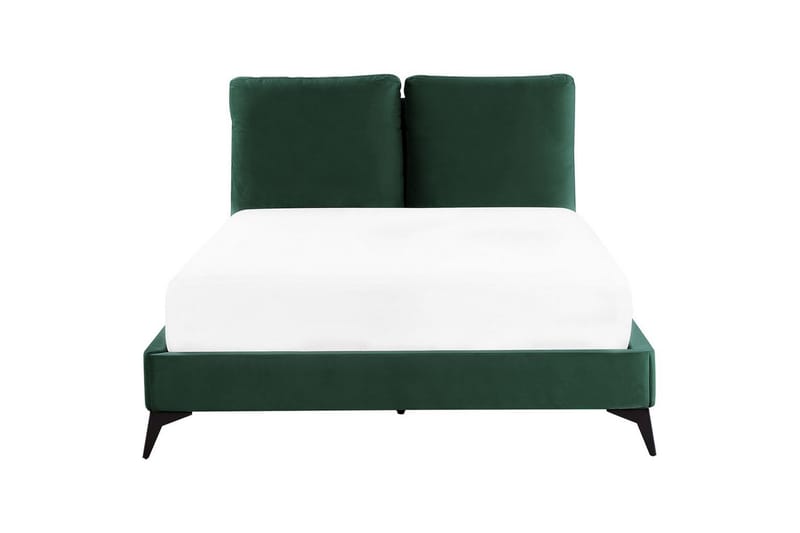 Sänky sälepohjalla Melle - Vihreä, musta/sametti, Vihreä, Musta/Sametti, Vihreä, musta/Sametti, 140x200 cm - Huonekalut - Sänky - Sänkykehikot & sängynrungot