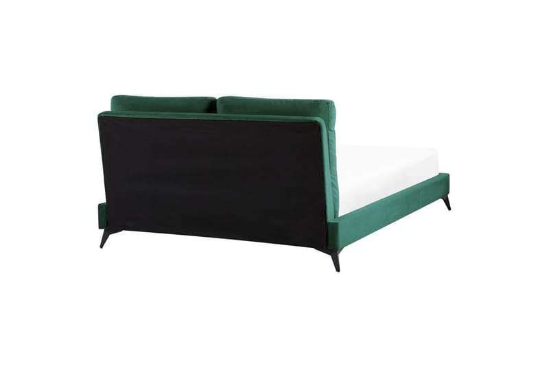 Sänky sälepohjalla Melle - Vihreä, musta/sametti, Vihreä, Musta/Sametti, Vihreä, musta/Sametti, 140x200 cm - Huonekalut - Sänky - Sänkykehikot & sängynrungot