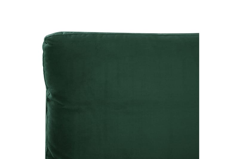 Sänky sälepohjalla Melle - Vihreä, musta/sametti, Vihreä, Musta/Sametti, Vihreä, musta/Sametti, 180x200 cm - Huonekalut - Sänky - Sänkykehikot & sängynrungot