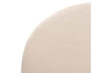 Sänky sälepohjalla Millay - Beige, vaalea puu, musta/Bouclé, 180x200 cm - Huonekalut - Sänky - Sänkykehikot & sängynrungot