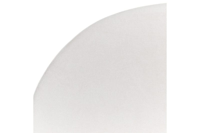 Sänky sälepohjalla Millay - Valkoinen, vaalea puu, musta/Polyesteri, Valkoinen, vaalea puu, musta/polyesteri, 180x200 cm - Huonekalut - Sänky - Sänkykehikot & sängynrungot