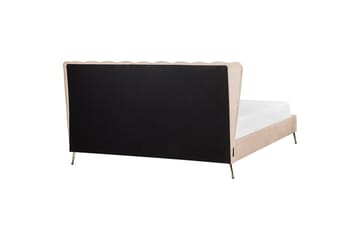 Sänky sälepohjalla Miribel - Beige, kulta, 180x200 cm - Huonekalut - Sänky - Sänkykehikot & sängynrungot