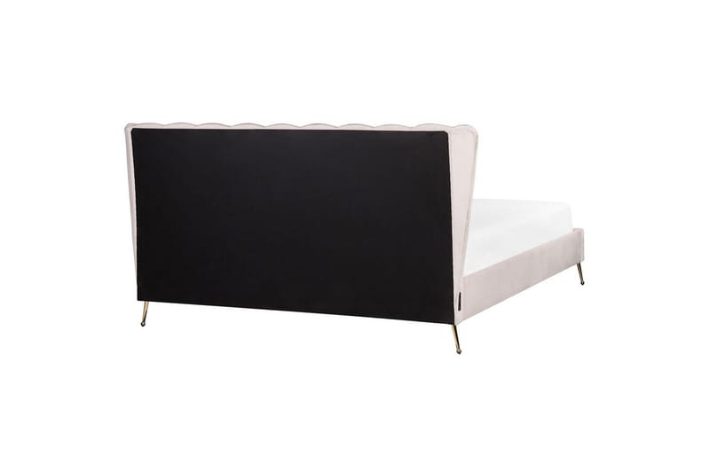 Sänky sälepohjalla Miribel - Vaaleanpunainen, kulta, 180x200 cm - Huonekalut - Sänky - Sänkykehikot & sängynrungot