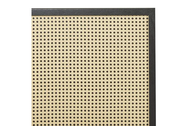 Sänky sälepohjalla Monpazier - Musta, vaalea puu, 140x200 cm - Huonekalut - Sänky - Sänkykehikot & sängynrungot