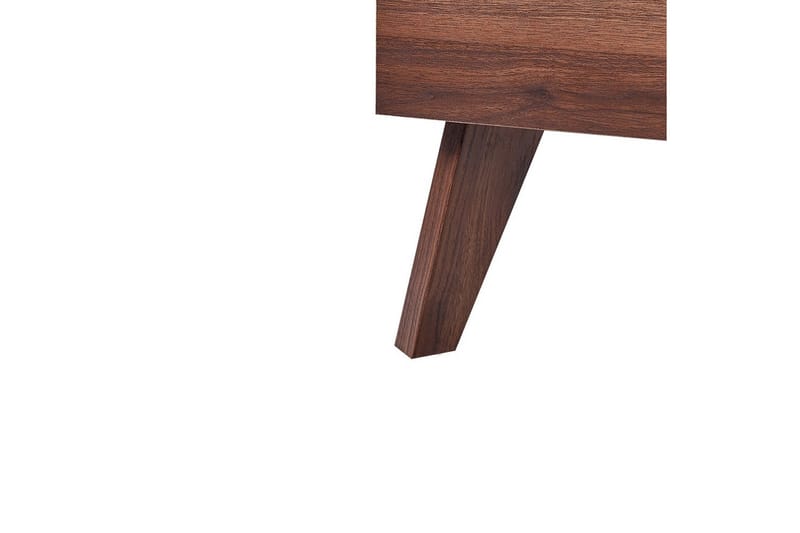 Sänky sälepohjalla Monpazier - Tumma puu, 140x200 cm - Huonekalut - Sänky - Sänkykehikot & sängynrungot