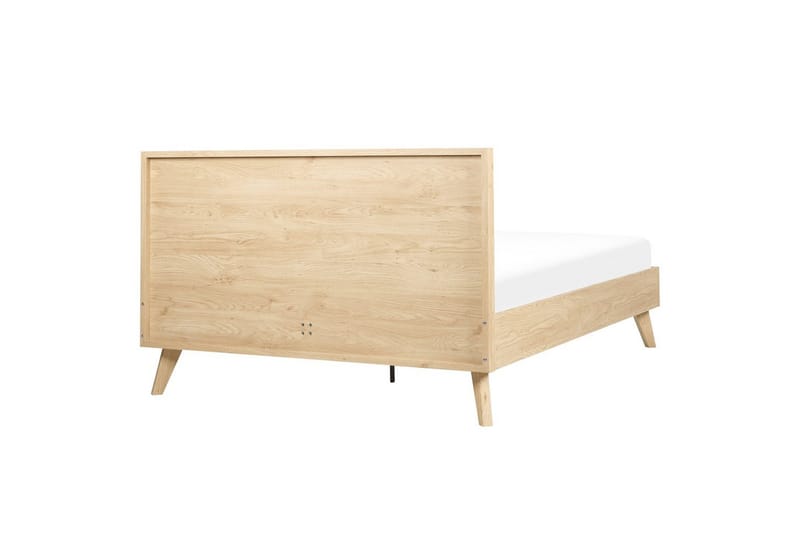 Sänky sälepohjalla Monpazier - Vaalea puu, 140x200 cm - Huonekalut - Sänky - Sänkykehikot & sängynrungot
