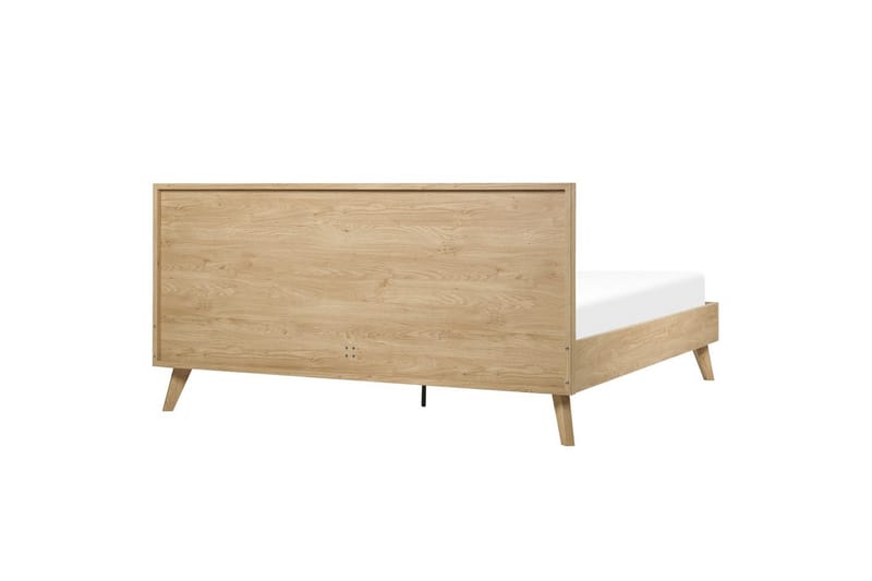 Sänky sälepohjalla Monpazier - Vaalea puu, 180x200 cm - Huonekalut - Sänky - Sänkykehikot & sängynrungot