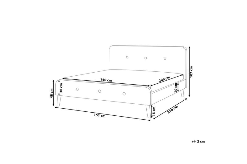 Sänky sälepohjalla Rennes - Huonekalut - Sänky - Sänkykehikot & sängynrungot