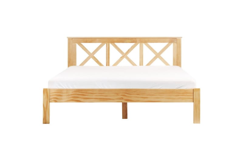 Sänky sälepohjalla Tannay - Vaalea puu, 160x200 cm - Huonekalut - Sänky - Sänkykehikot & sängynrungot