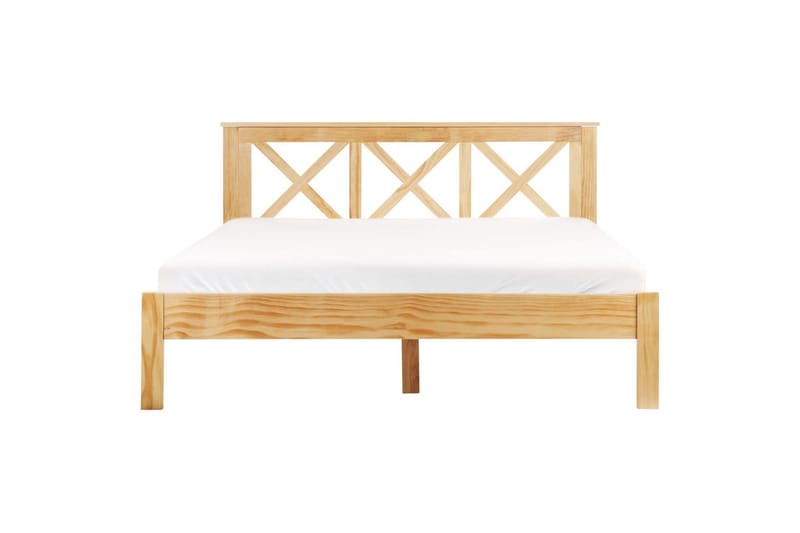 Sänky sälepohjalla Tannay - Vaalea puu, 160x200 cm - Huonekalut - Sänky - Sänkykehikot & sängynrungot