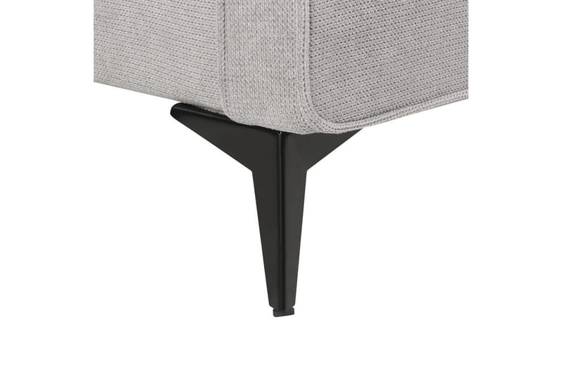 Sänky sälepohjalla Valognes - Harmaa, musta, 160x200 cm - Huonekalut - Sänky - Sänkykehikot & sängynrungot