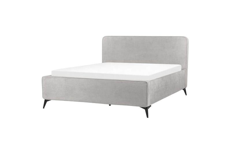 Sänky sälepohjalla Valognes, Harmaa, musta, 160x200 cm