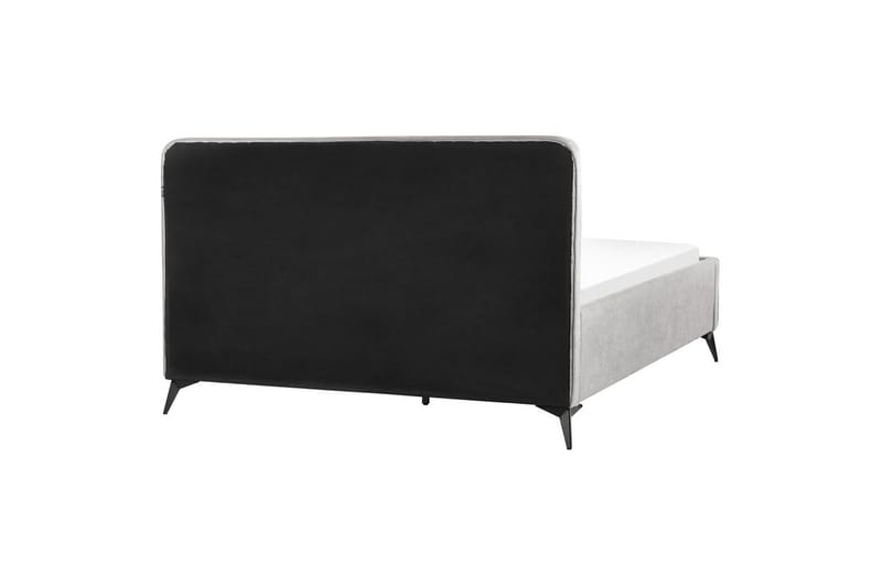 Sänky sälepohjalla Valognes - Harmaa, musta, 160x200 cm - Huonekalut - Sänky - Sänkykehikot & sängynrungot
