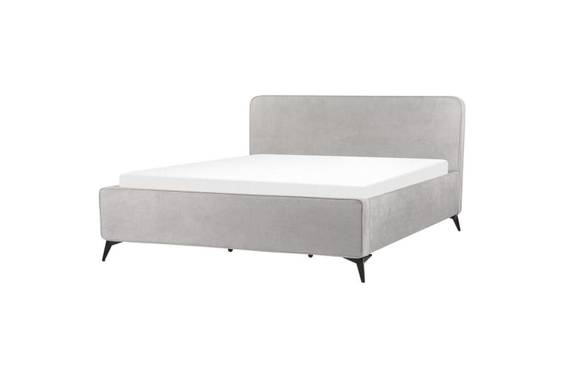 Sänky sälepohjalla Valognes - Harmaa, musta, 180x200 cm - Huonekalut - Sänky - Sänkykehikot & sängynrungot
