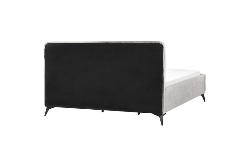 Sänky sälepohjalla Valognes - Harmaa, musta, 180x200 cm - Huonekalut - Sänky - Sänkykehikot & sängynrungot