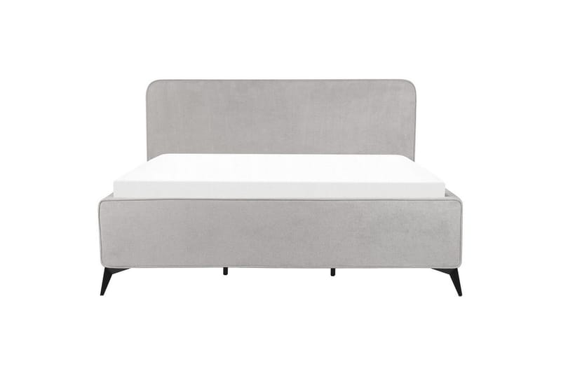 Sänky sälepohjalla Valognes - Harmaa, musta, 180x200 cm - Huonekalut - Sänky - Sänkykehikot & sängynrungot