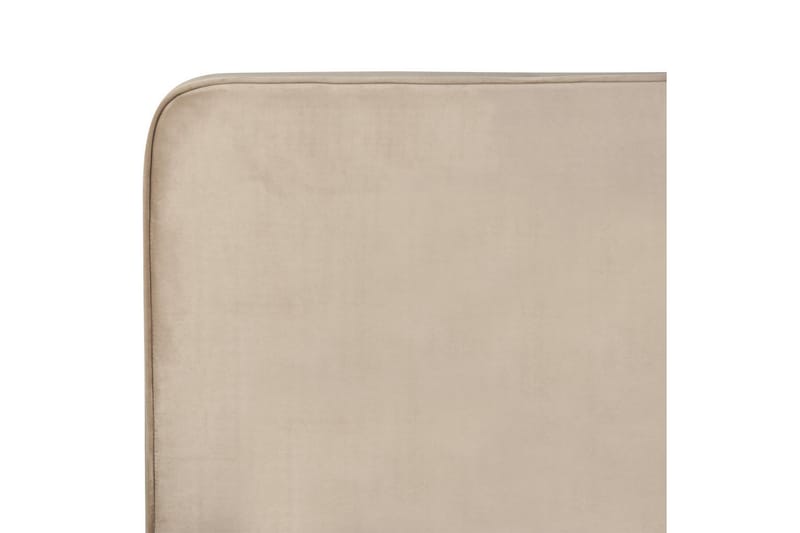 Sänky sälepohjalla Valognes - Taupe, musta, 180x200 cm - Huonekalut - Sänky - Sänkykehikot & sängynrungot