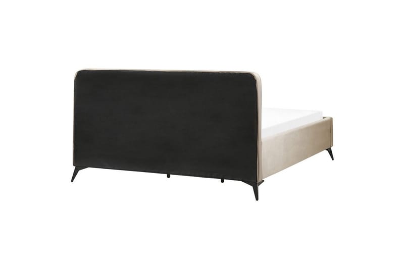 Sänky sälepohjalla Valognes - Taupe, musta, 180x200 cm - Huonekalut - Sänky - Sänkykehikot & sängynrungot