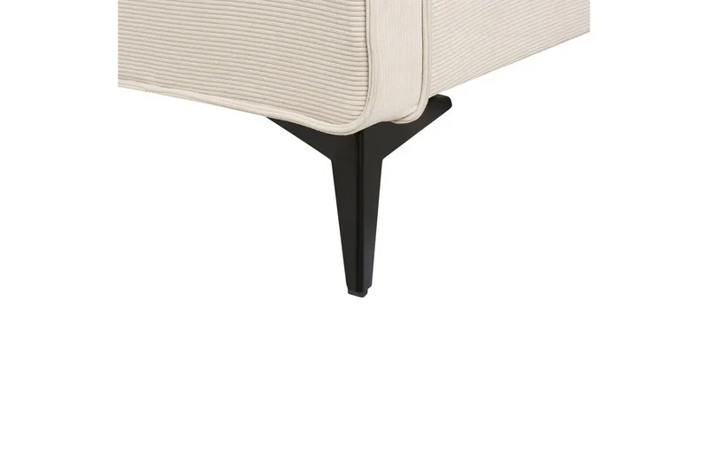 Sänky sälepohjalla Valognes - Vaaleanbeige, musta, Vaaleabeige, musta, 160x200 cm - Huonekalut - Sänky - Sänkykehikot & sängynrungot