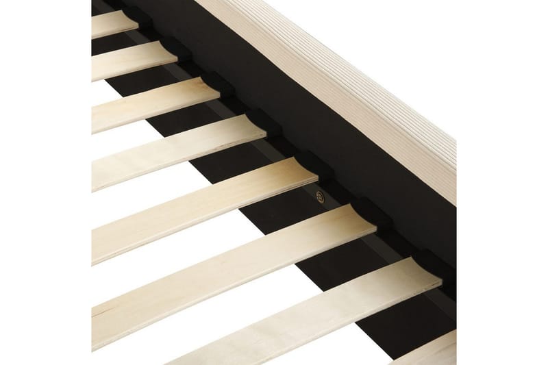 Sänky sälepohjalla Valognes - Vaaleanbeige, musta, Vaaleabeige, musta, 180x200 cm - Huonekalut - Sänky - Sänkykehikot & sängynrungot