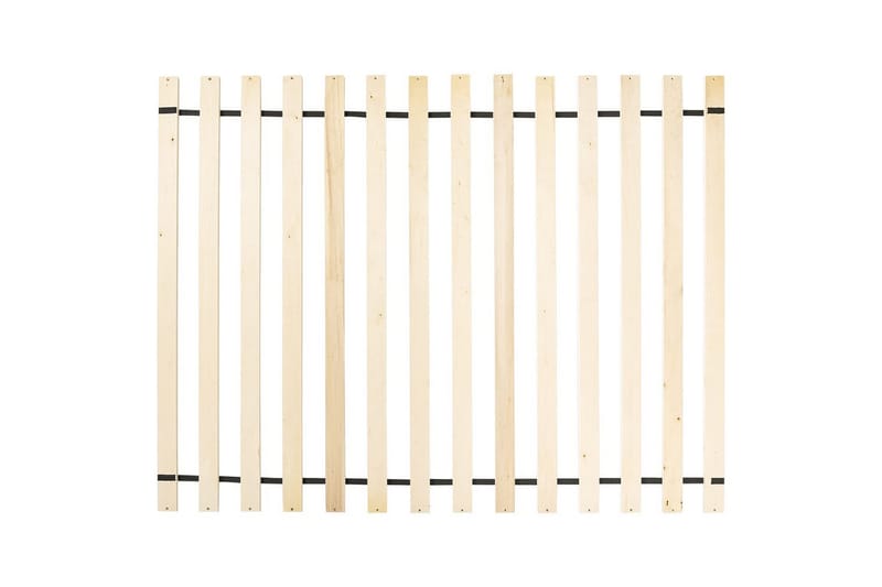 Sänky sälepohjalla Valognes - Valkoinen, Musta, 160x200 cm - Huonekalut - Sänky - Sänkykehikot & sängynrungot