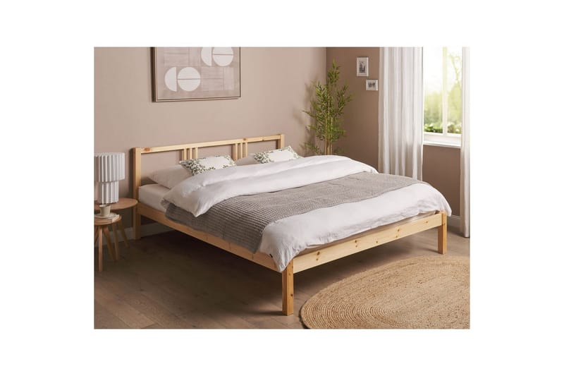 Sänky sälepohjalla Vannes - 160x200 cm - Huonekalut - Sänky - Sänkykehikot & sängynrungot