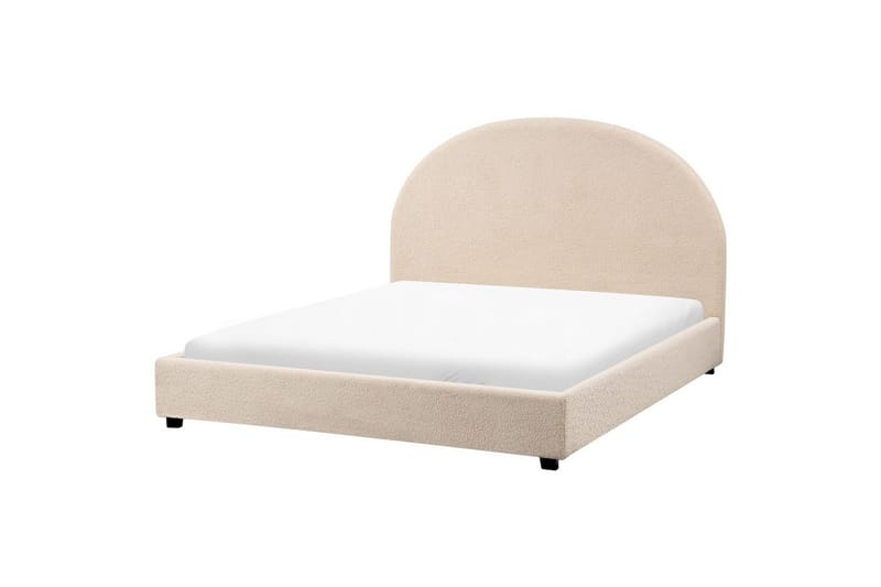 Sänky sälepohjalla Vaucluse - Beige/bouclé, 140x200 cm - Huonekalut - Sänky - Sänkykehikot & sängynrungot