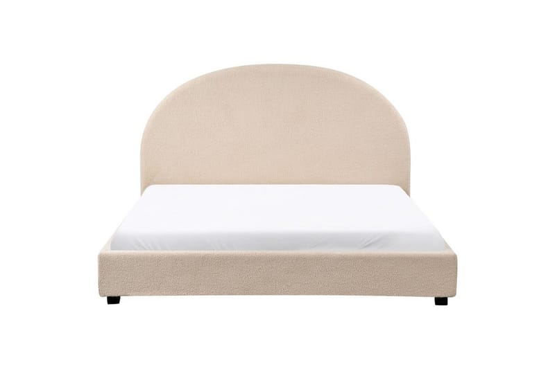 Sänky sälepohjalla Vaucluse - Beige/bouclé, 160x200 cm - Huonekalut - Sänky - Sänkykehikot & sängynrungot