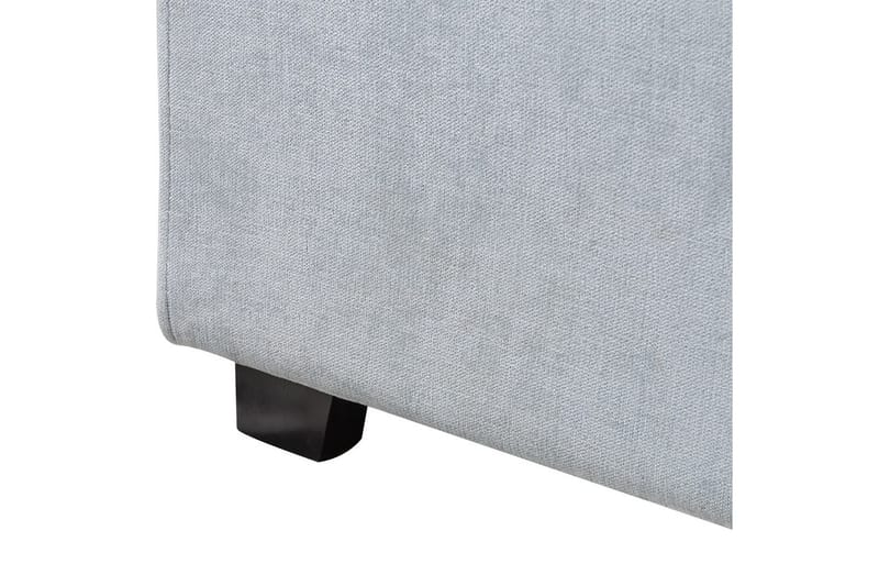 Sänky sälepohjalla Vaucluse - Vaaleansininen/polyesteri, 160x200 cm - Huonekalut - Sänky - Sänkykehikot & sängynrungot