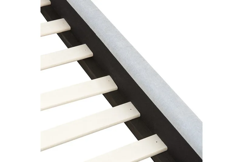 Sänky sälepohjalla Vaucluse - Vaaleansininen/polyesteri, 180x200 cm - Huonekalut - Sänky - Sänkykehikot & sängynrungot