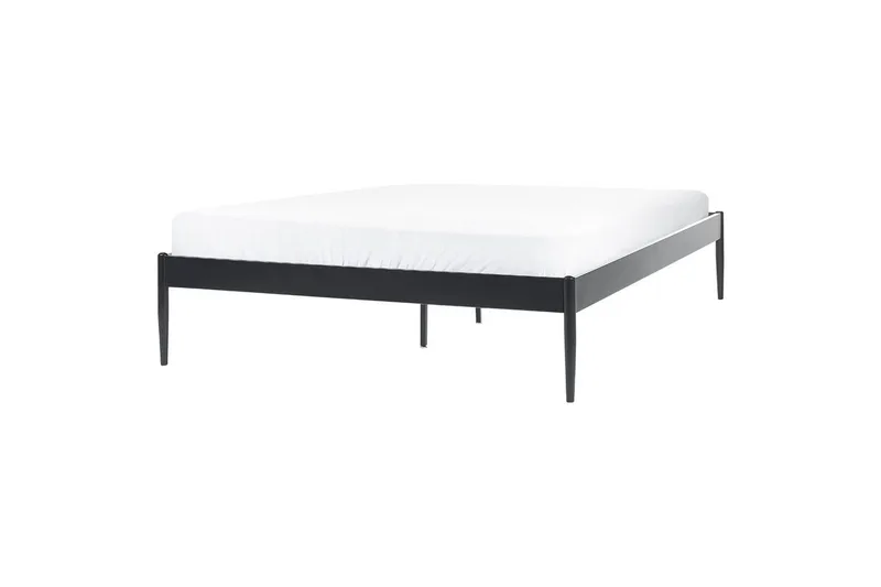 Sänky sälepohjalla Vaurs - Musta, 140x200 cm - Huonekalut - Sänky - Sänkykehikot & sängynrungot