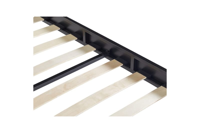 Sänky sälepohjalla Vaurs - Musta, 140x200 cm - Huonekalut - Sänky - Sänkykehikot & sängynrungot