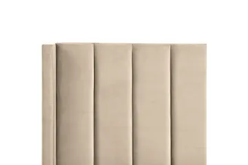 Sänky sälepohjalla Villette - Beige, musta, 140x200 cm - Huonekalut - Sänky - Sänkykehikot & sängynrungot