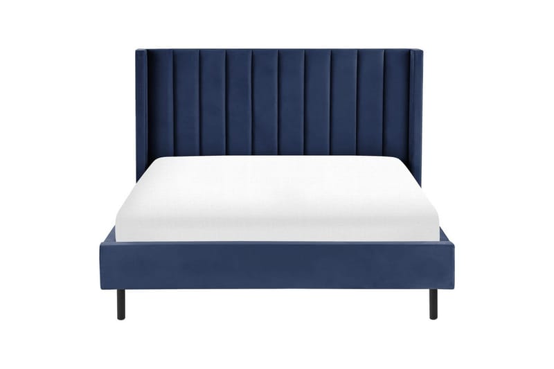 Sänky sälepohjalla Villette - Sininen, Musta, 160x200 cm - Huonekalut - Sänky - Sänkykehikot & sängynrungot