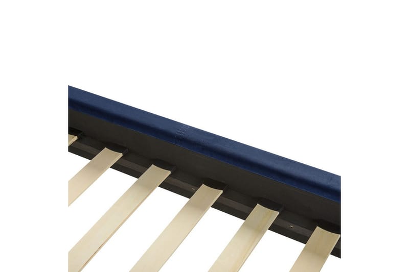 Sänky sälepohjalla Villette - Sininen, Musta, 160x200 cm - Huonekalut - Sänky - Sänkykehikot & sängynrungot