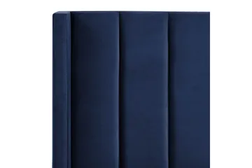 Sänky sälepohjalla Villette - Sininen, Musta, 160x200 cm - Huonekalut - Sänky - Sänkykehikot & sängynrungot