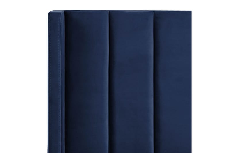 Sänky sälepohjalla Villette - Sininen, Musta, 160x200 cm - Huonekalut - Sänky - Sänkykehikot & sängynrungot