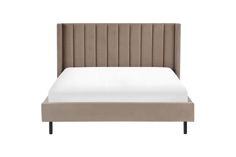 Sänky sälepohjalla Villette - Taupe, kulta, 180x200 cm - Huonekalut - Sänky - Sänkykehikot & sängynrungot