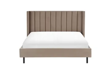 Sänky sälepohjalla Villette - Taupe, kulta, 180x200 cm - Huonekalut - Sänky - Sänkykehikot & sängynrungot