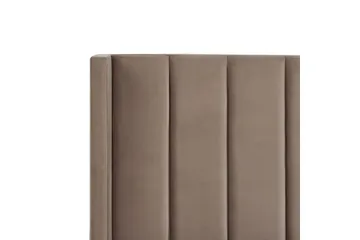 Sänky sälepohjalla Villette - Taupe, kulta, 180x200 cm - Huonekalut - Sänky - Sänkykehikot & sängynrungot